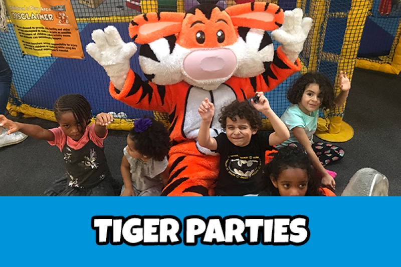 Amazing weekday party offer – Tiger Parties from just £79.60!