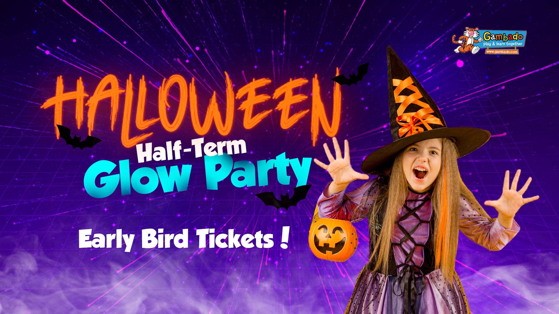 Halloween Half-Term Glow Party 🎃 (Earlybird Tickets)